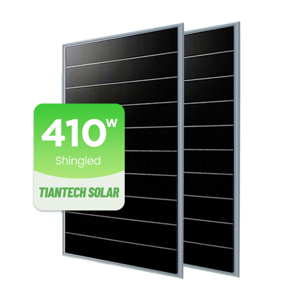 Faites l'expérience d'une efficacité inégalée avec le panneau solaire en bardeaux de 410 W